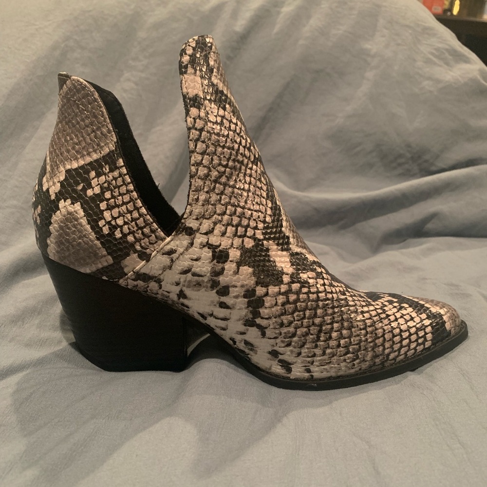 Coconuts By Matisse Snakeskin Trader Wester Bootie - image 2